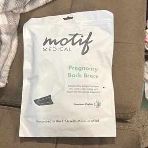 Motif Medical Pregnancy Back Brace - White